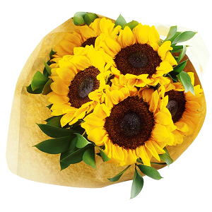 simply sunflowers Hand Bouquet
