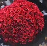 Online red 99 roses Singapore bouquet cheap