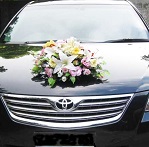 Cheap round Wedding Car Decoration promo