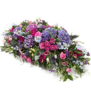 coffin top flowers
