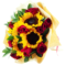 roses and sunflowers Hand Bouquet