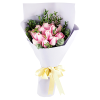pink roses Hand Bouquet Singapore