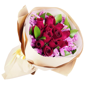 red roses Hand Bouquet Singapore